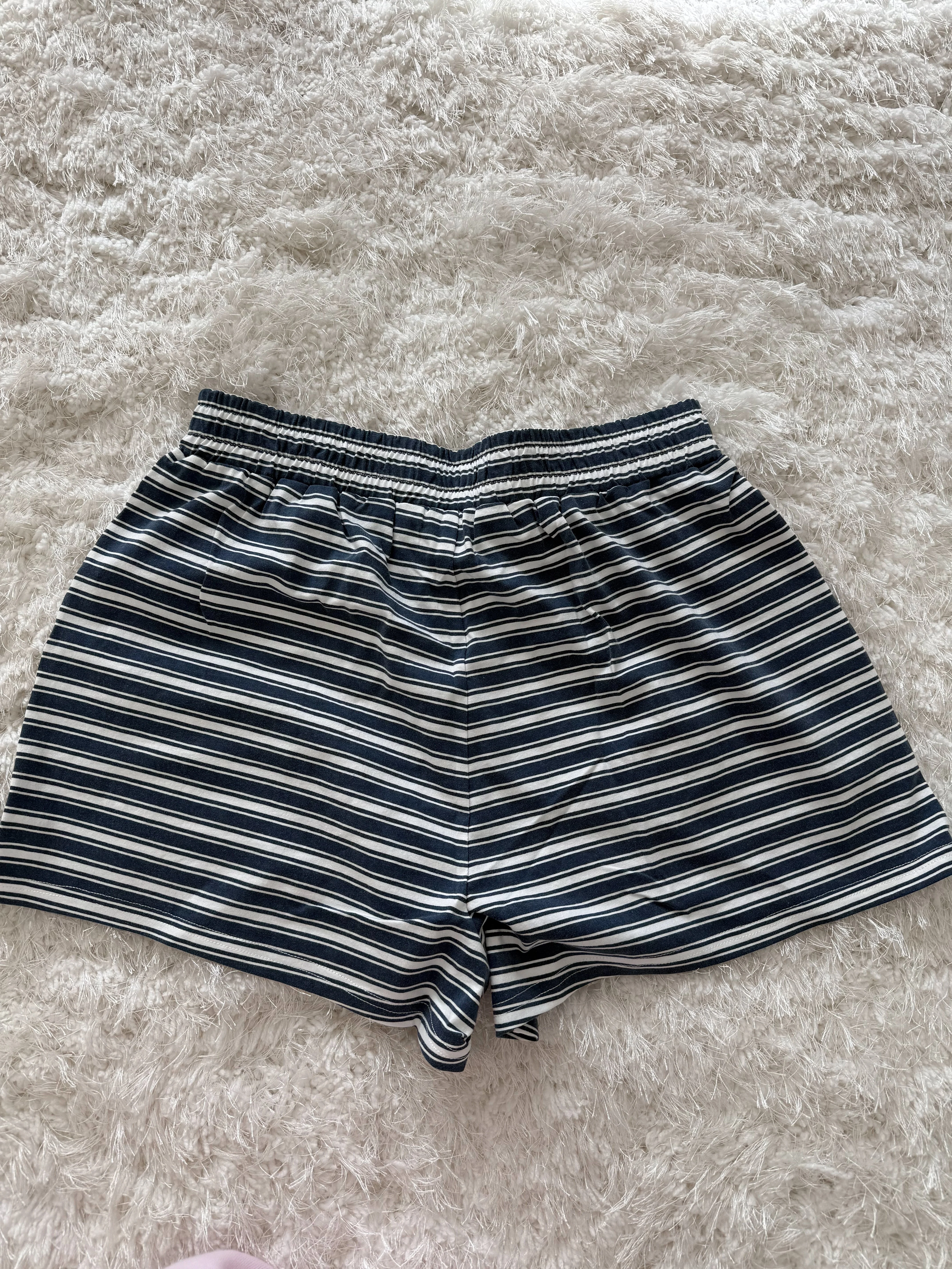 Billie Striped Loungewear Shorts - Image 3