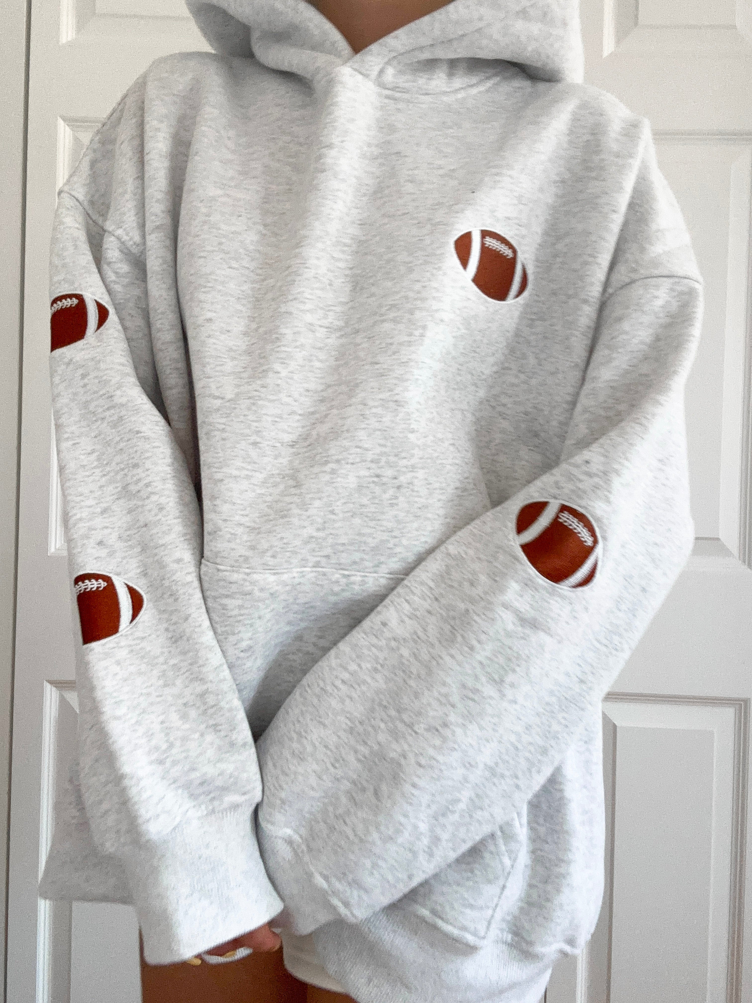 Football Game Day Embroider Hoodie - Image 2