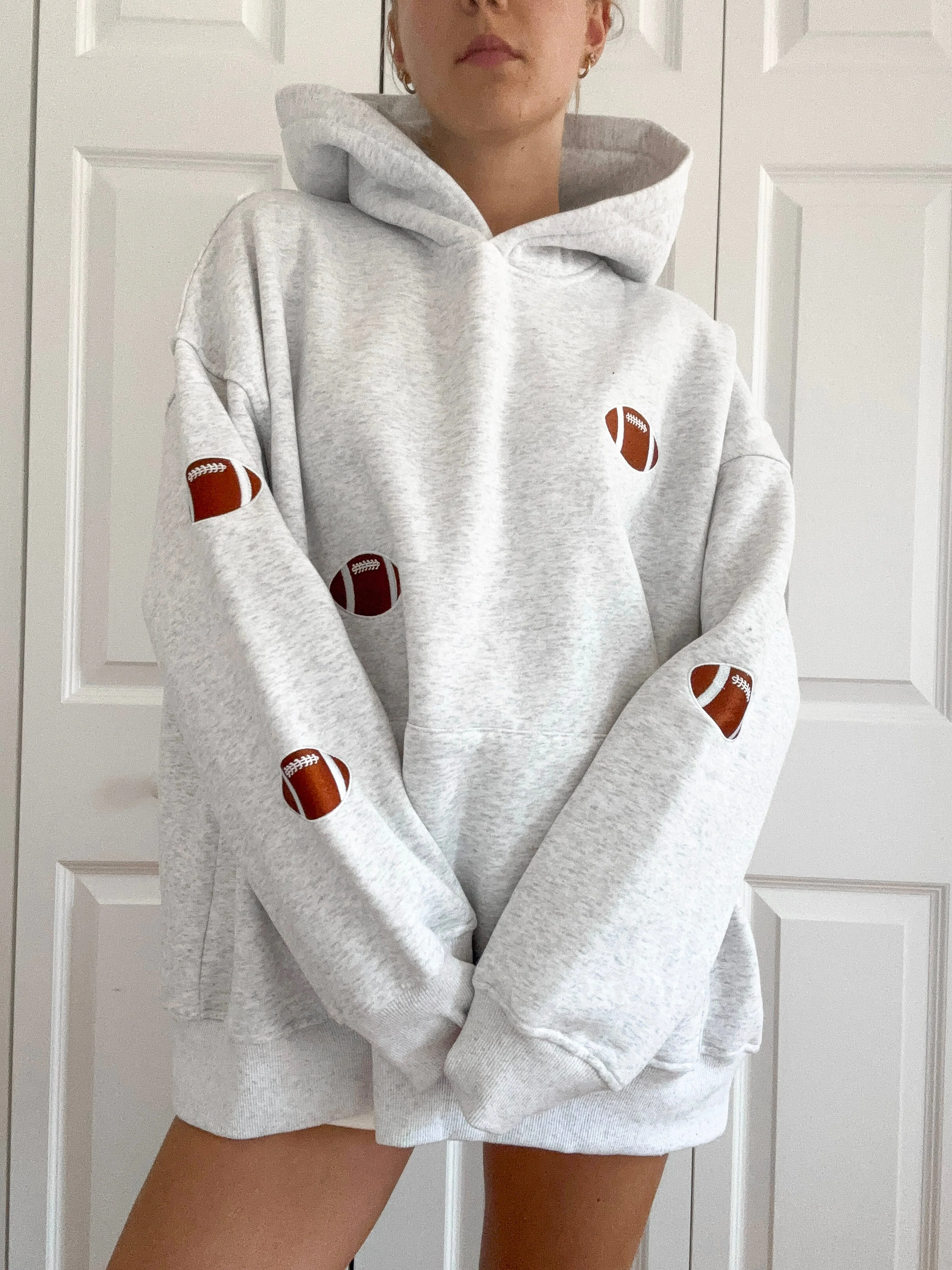 Football Game Day Embroider Hoodie - Image 3