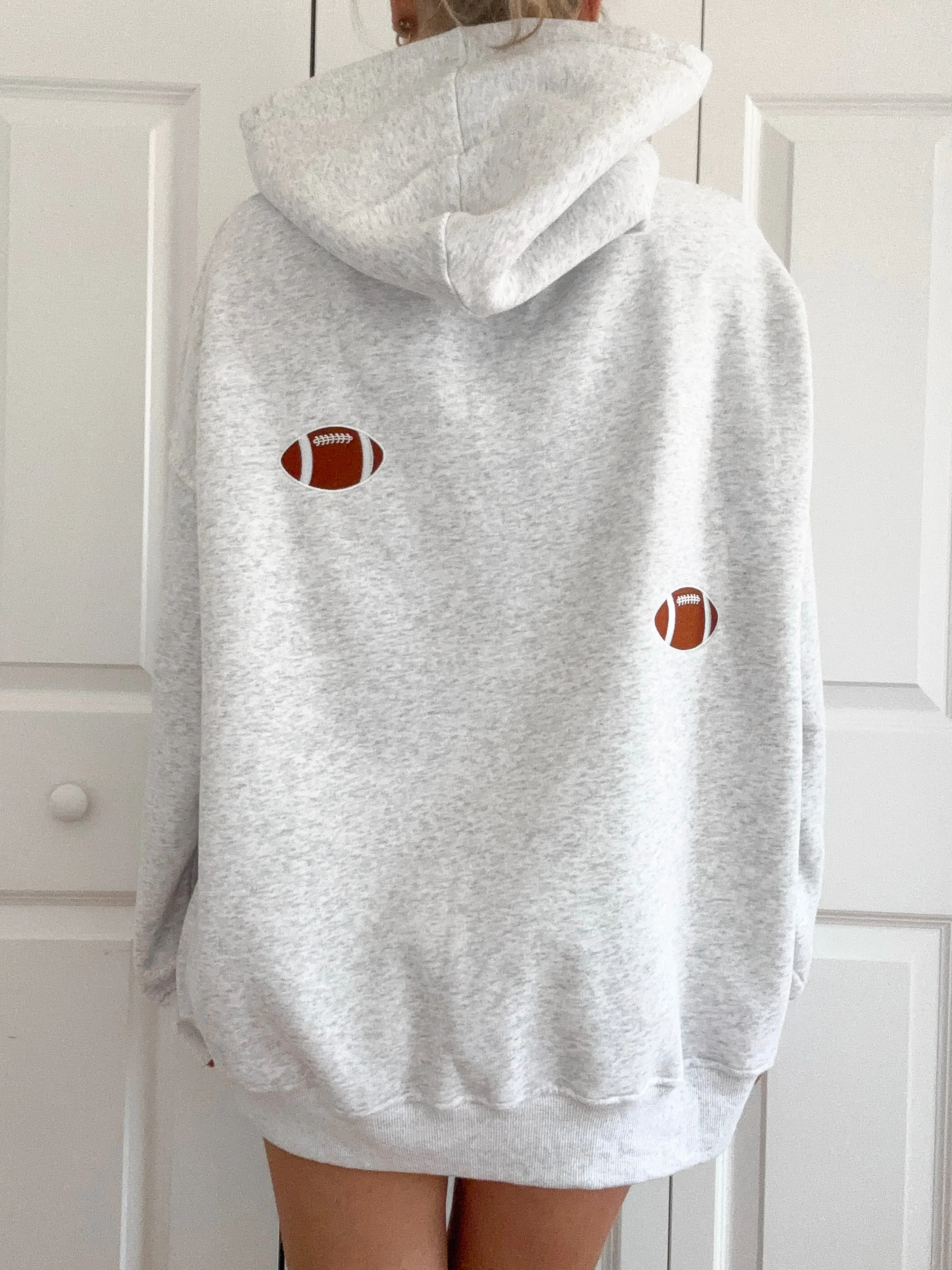 Football Game Day Embroider Hoodie - Image 4