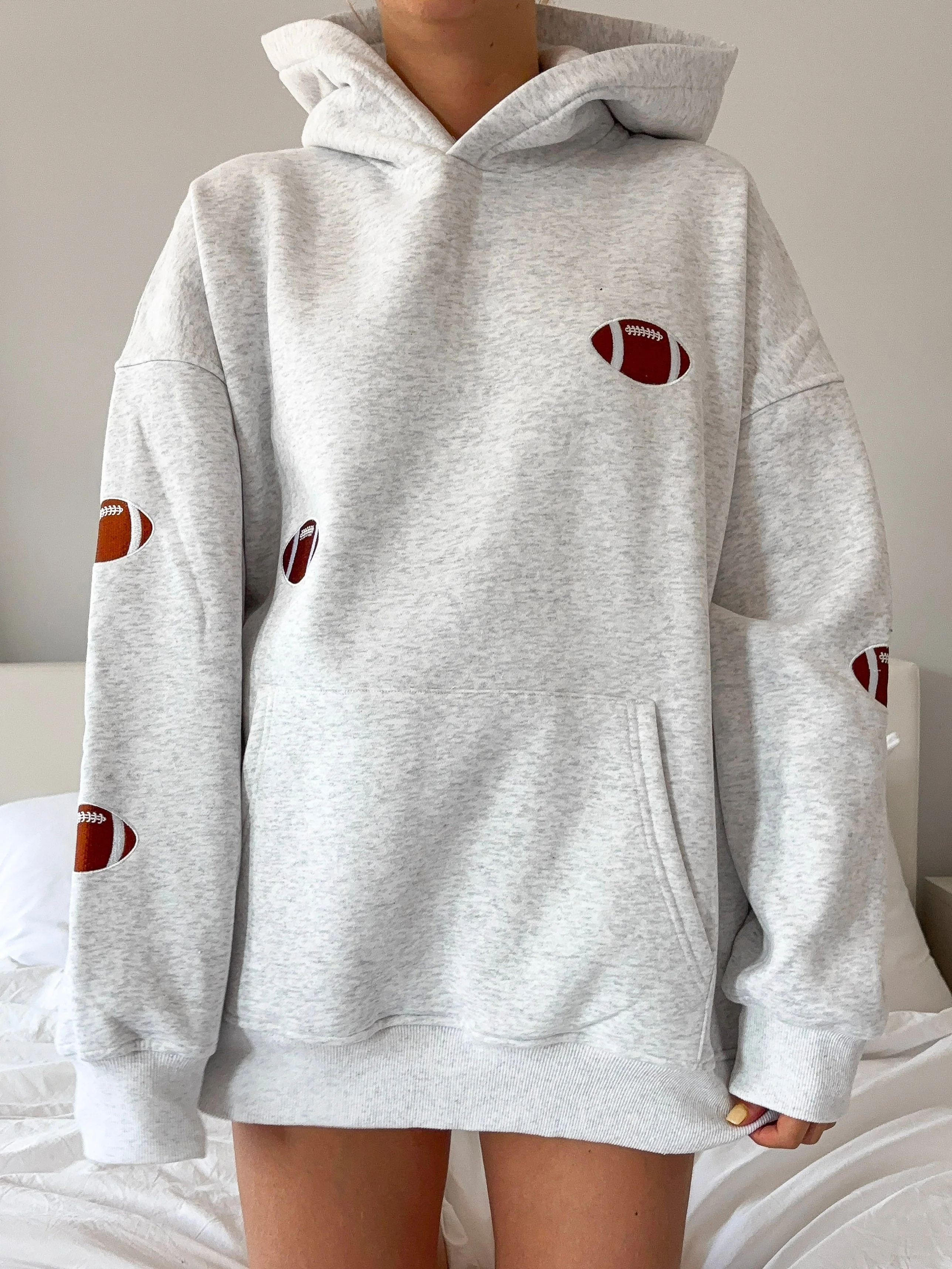 Football Game Day Embroider Hoodie - Image 5