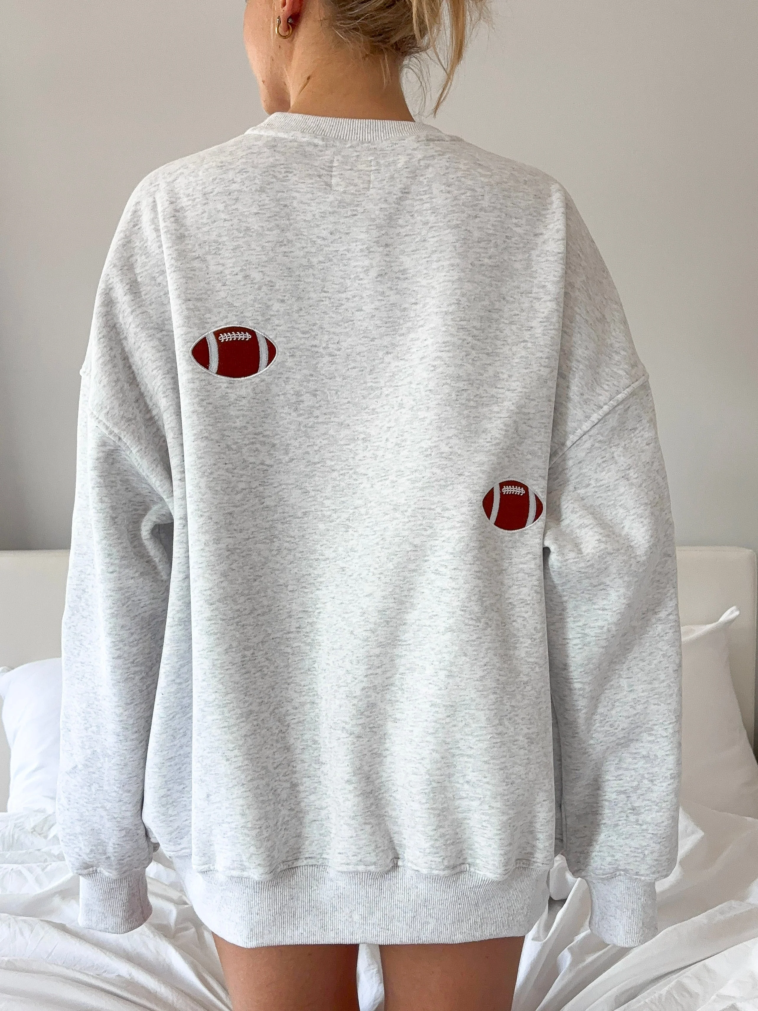 Football Game Day Embroider Sweatshirt - Image 2