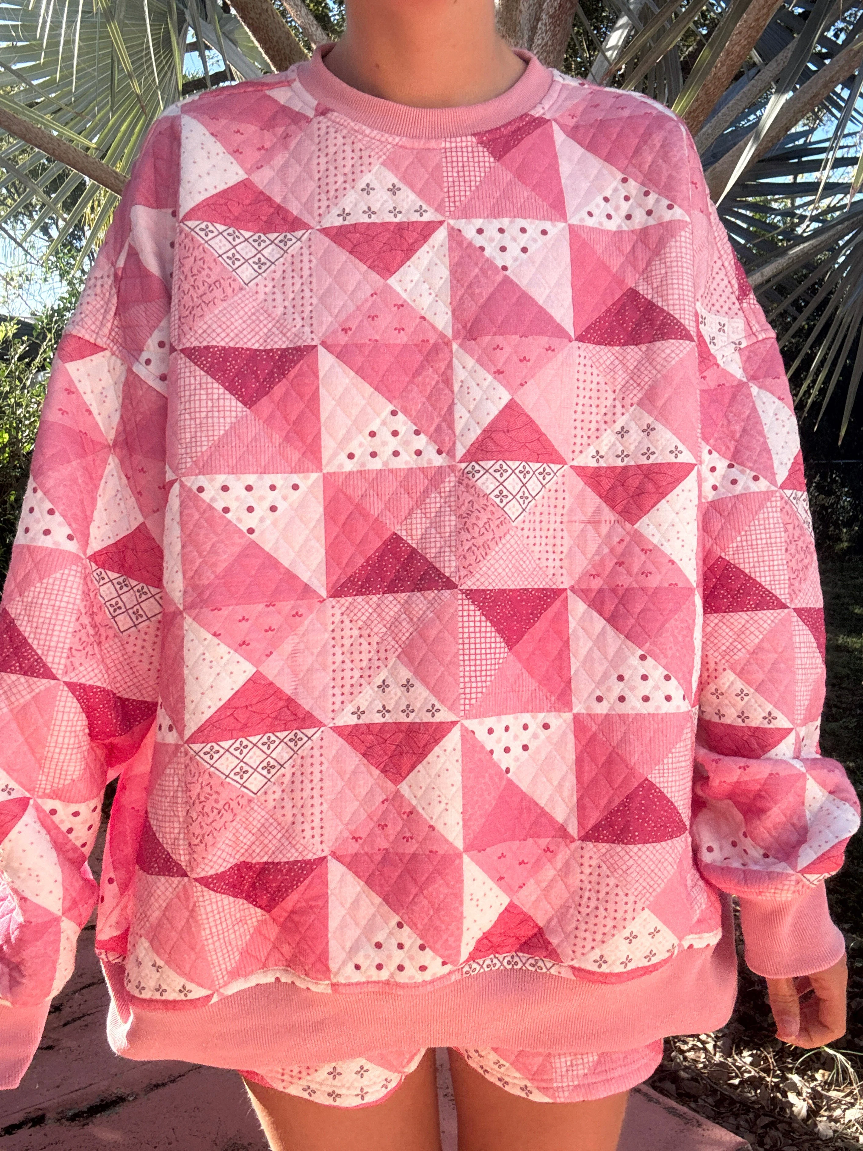 Gemma Quilted Patchwork Sweatshirt - Image 8