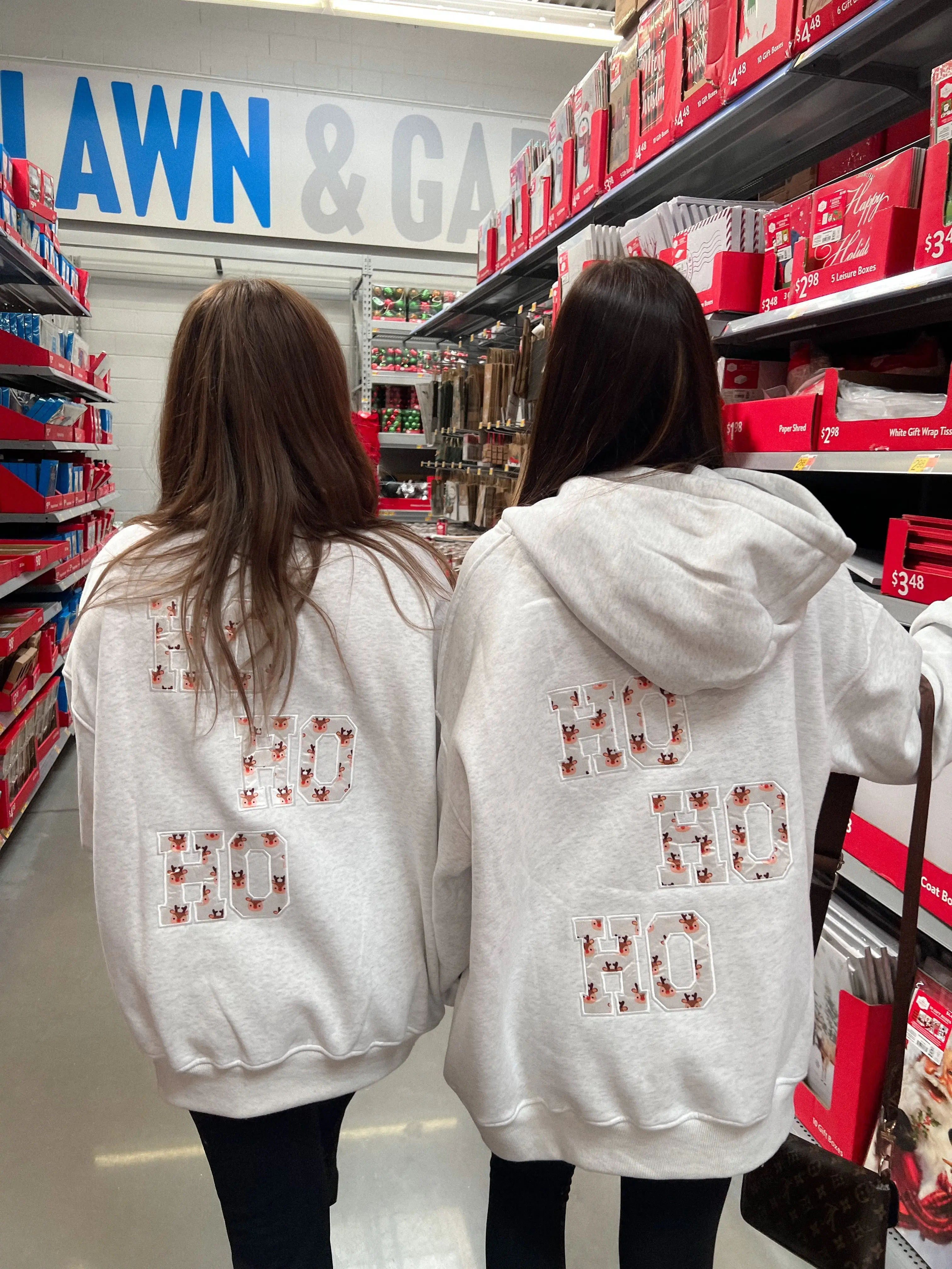 Grey Reindeer Hoodie - Image 17