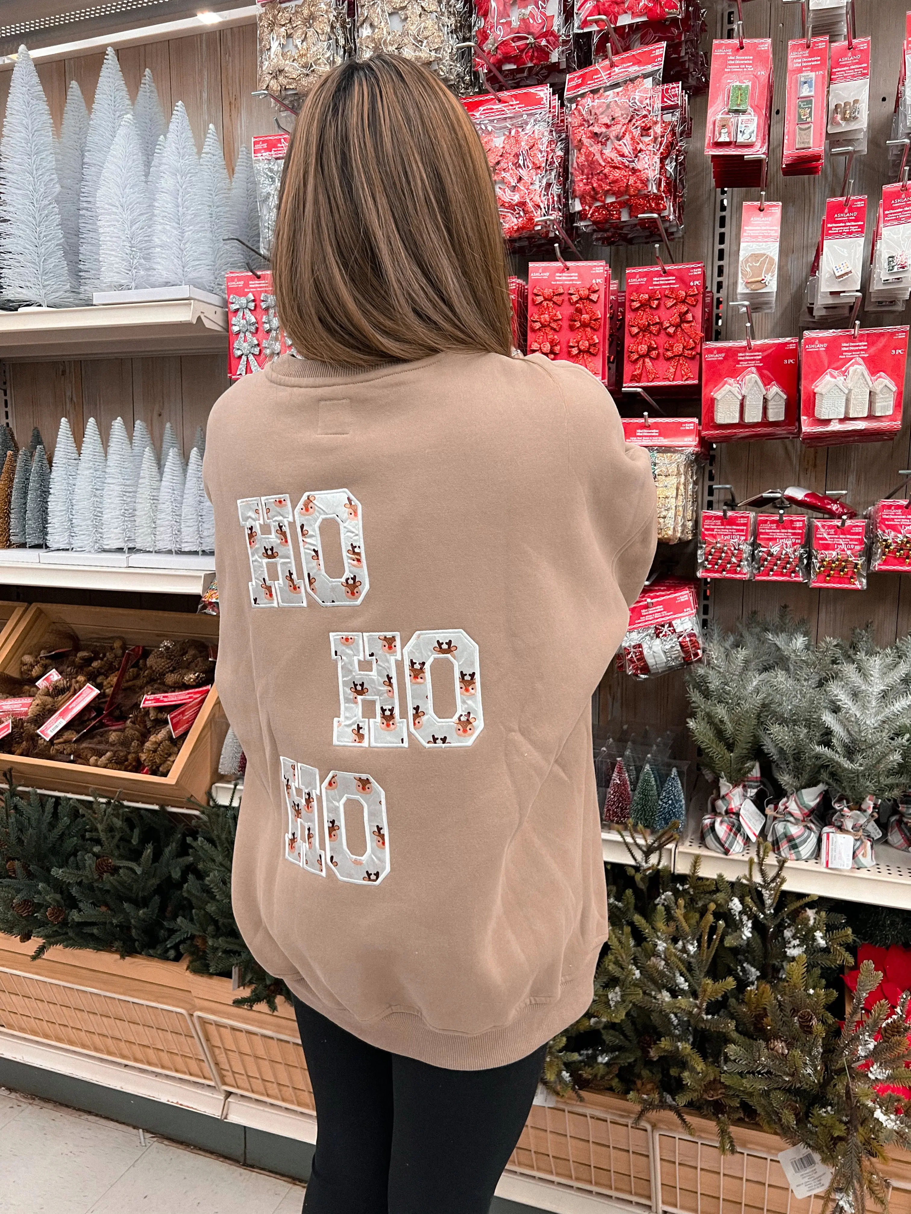Pearl Grey Reindeer Sweatshirt - Image 14