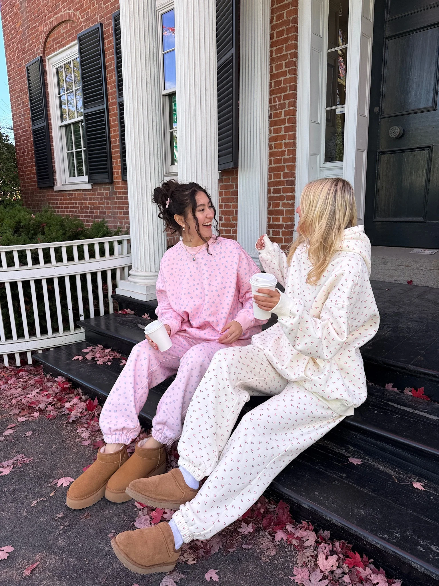 Blank Ivory Cherries All Over Hoodie - Image 11