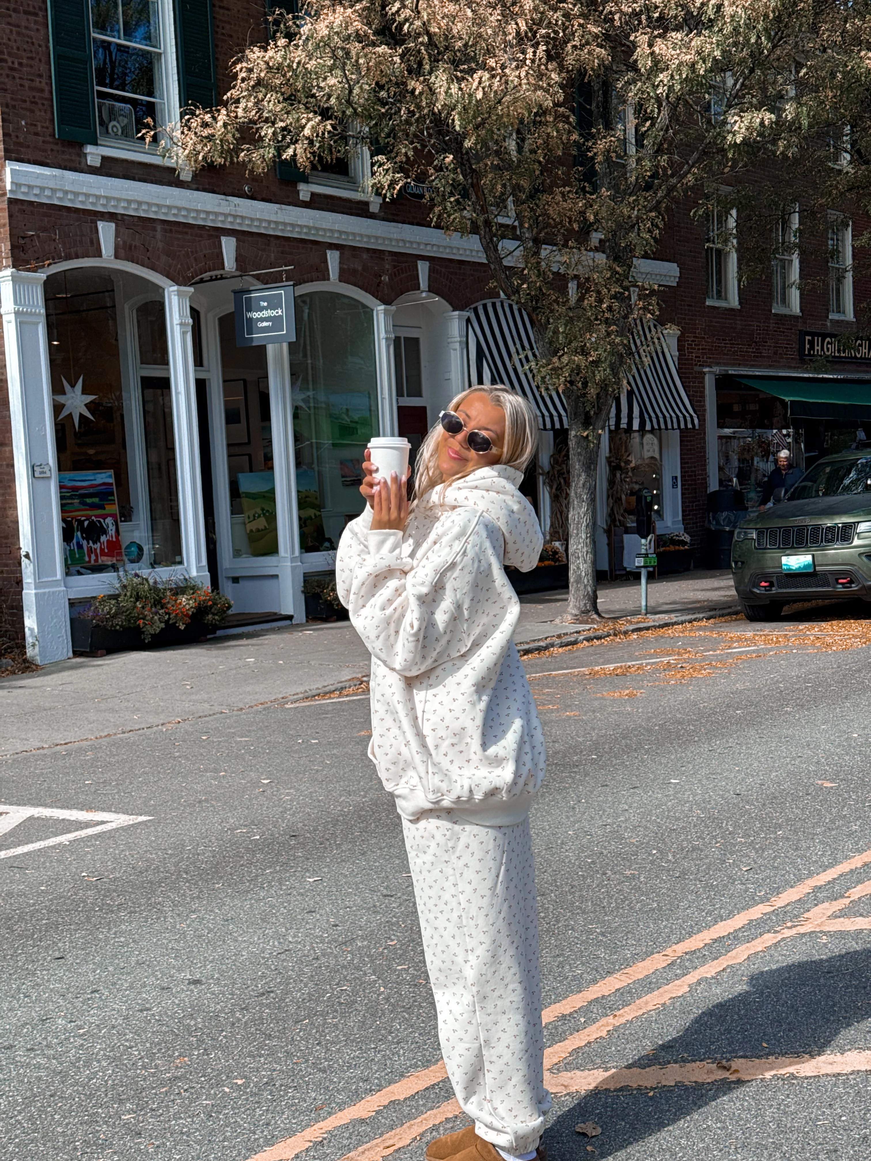 Blank Ivory Cherries All Over Hoodie - Image 18