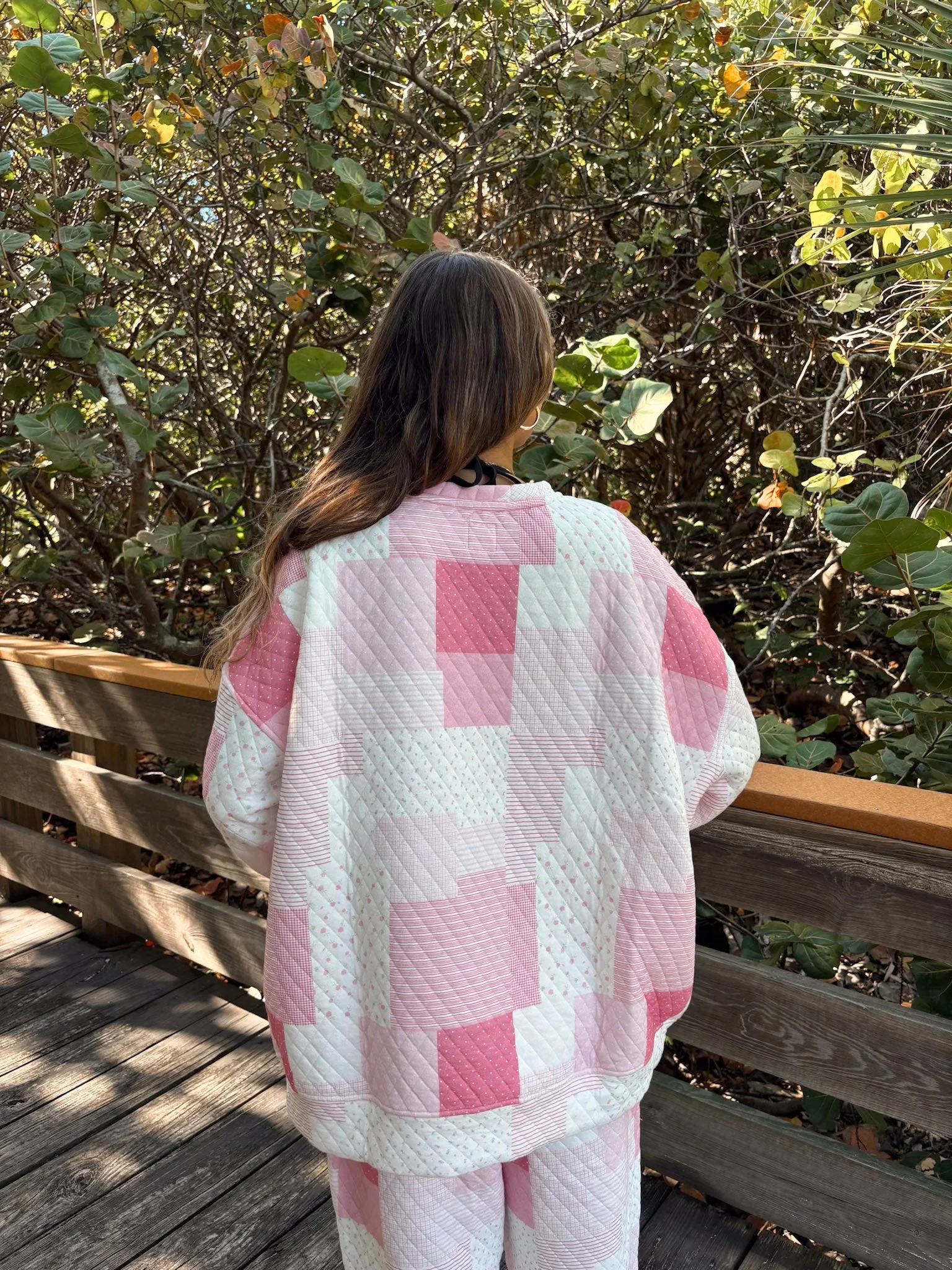Margo Quilted Patchwork Crewneck Sweatshirt - Image 3