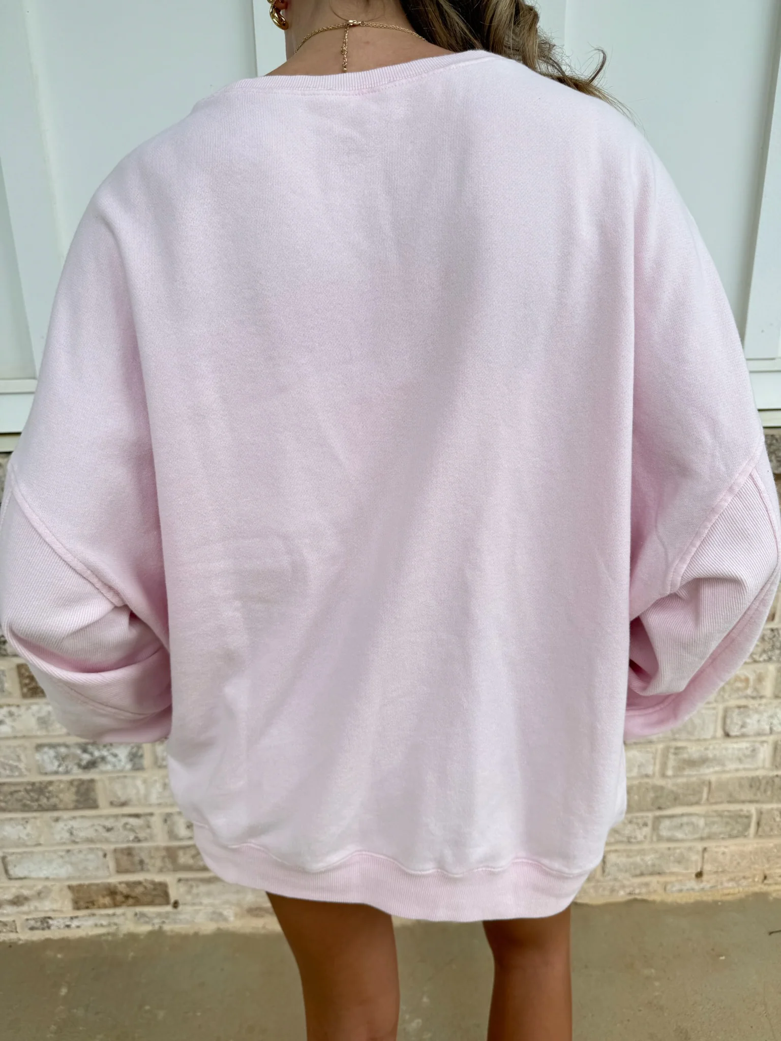 Light Pink Soft Lounge Crewneck - Image 4