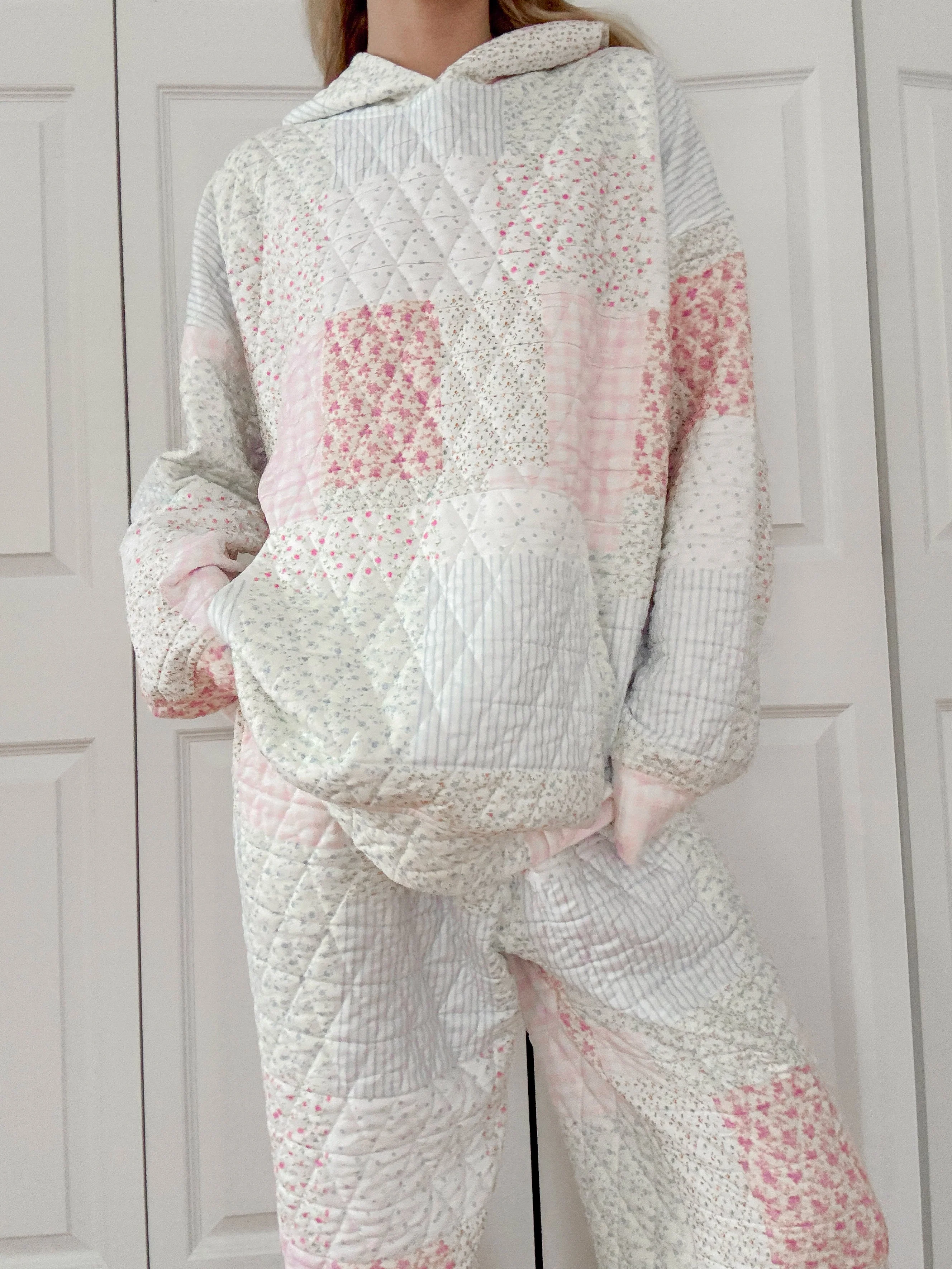 Quilted Pastel Hoodie - Image 4