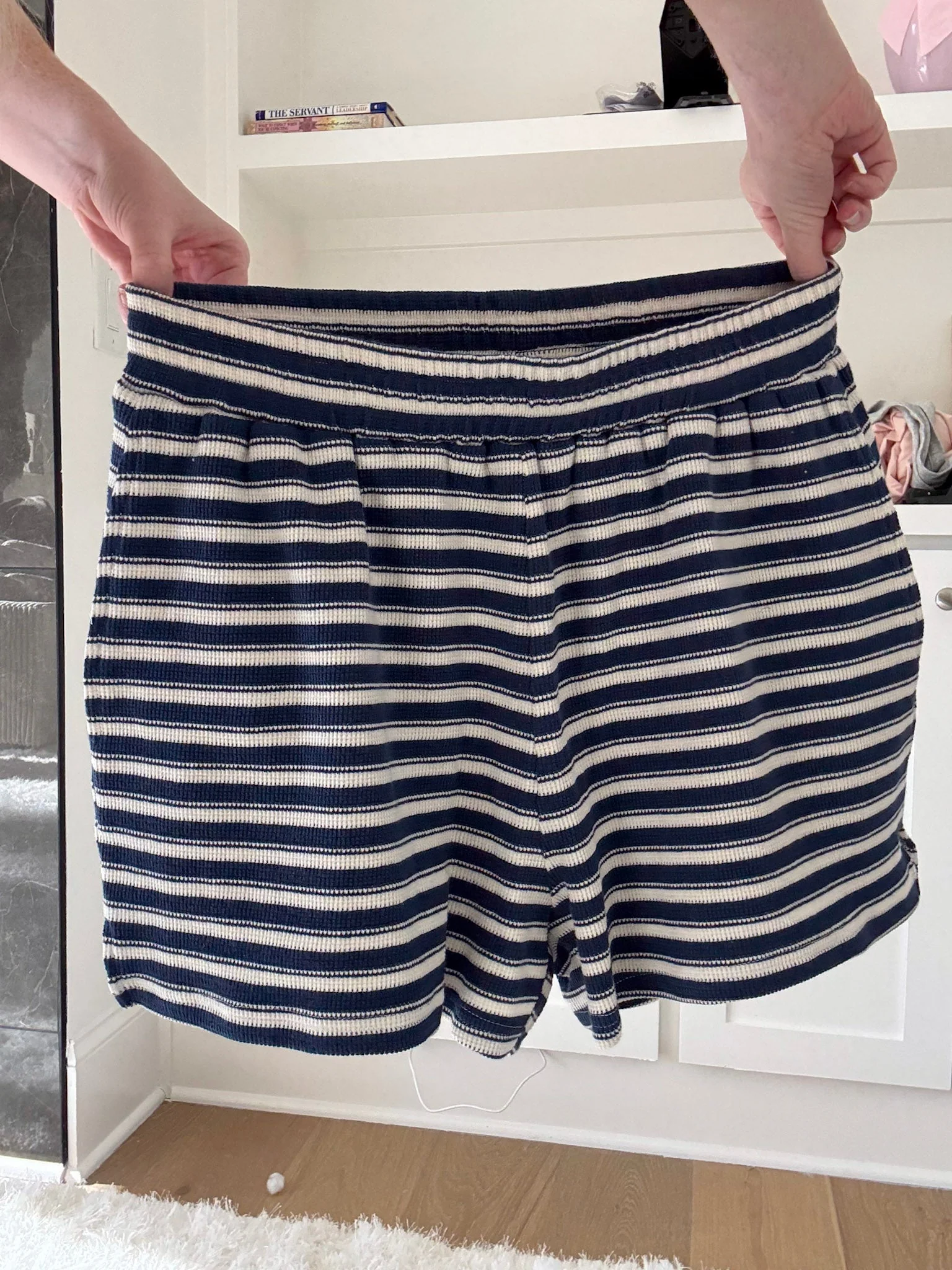 Striped Knit Loungewear Shorts - Image 11