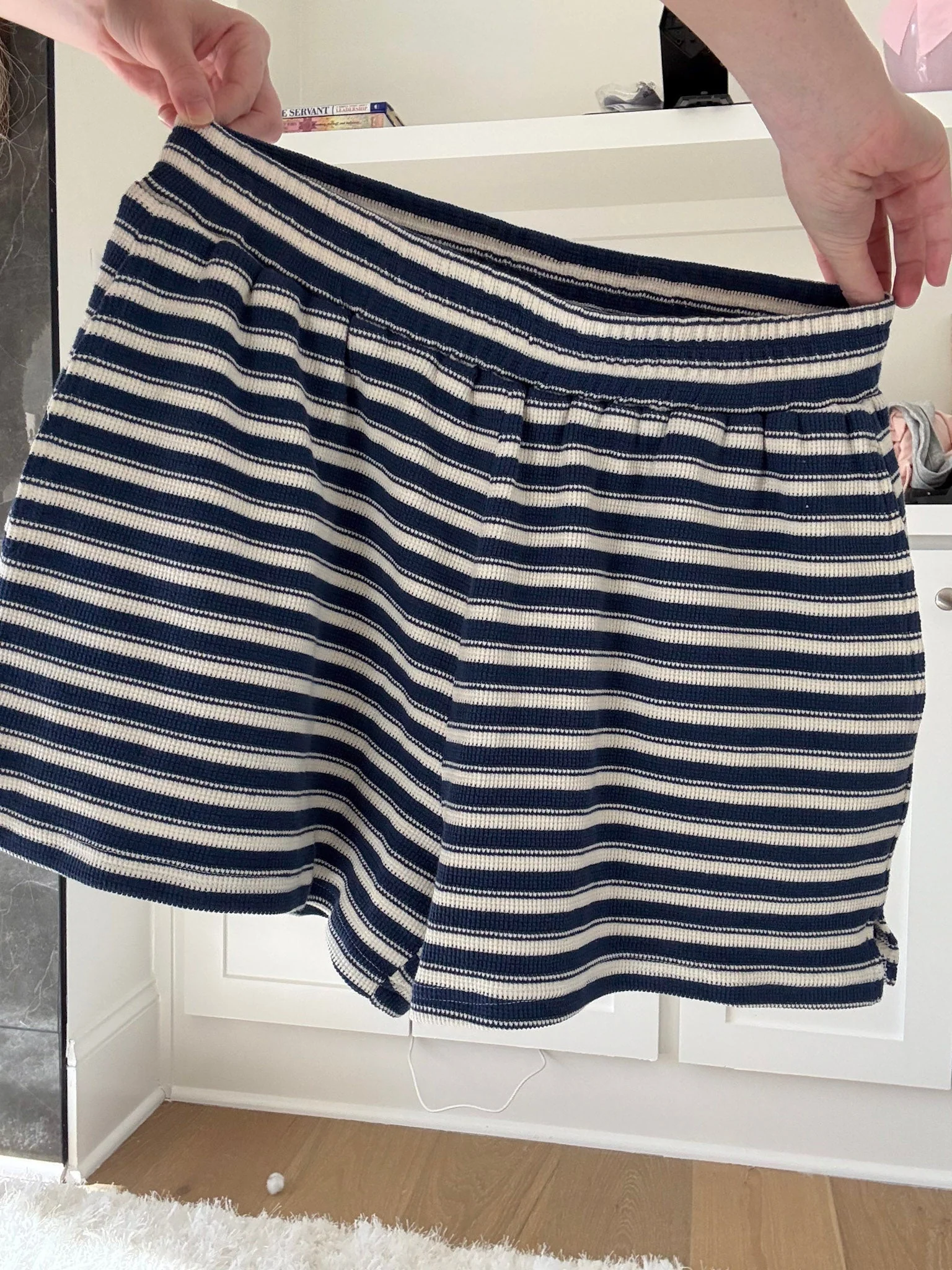 Striped Knit Loungewear Shorts - Image 12